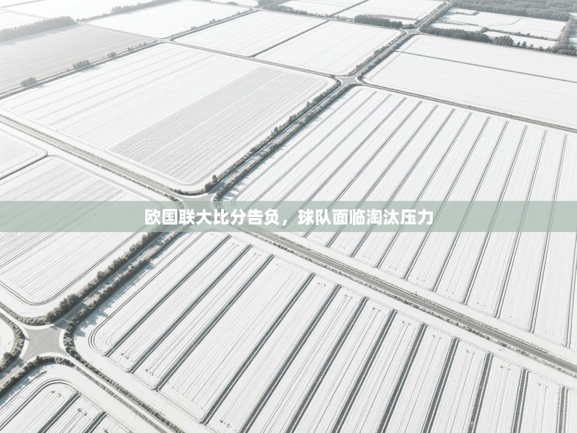 欧国联大比分告负,球队面临淘汰压力 第2张